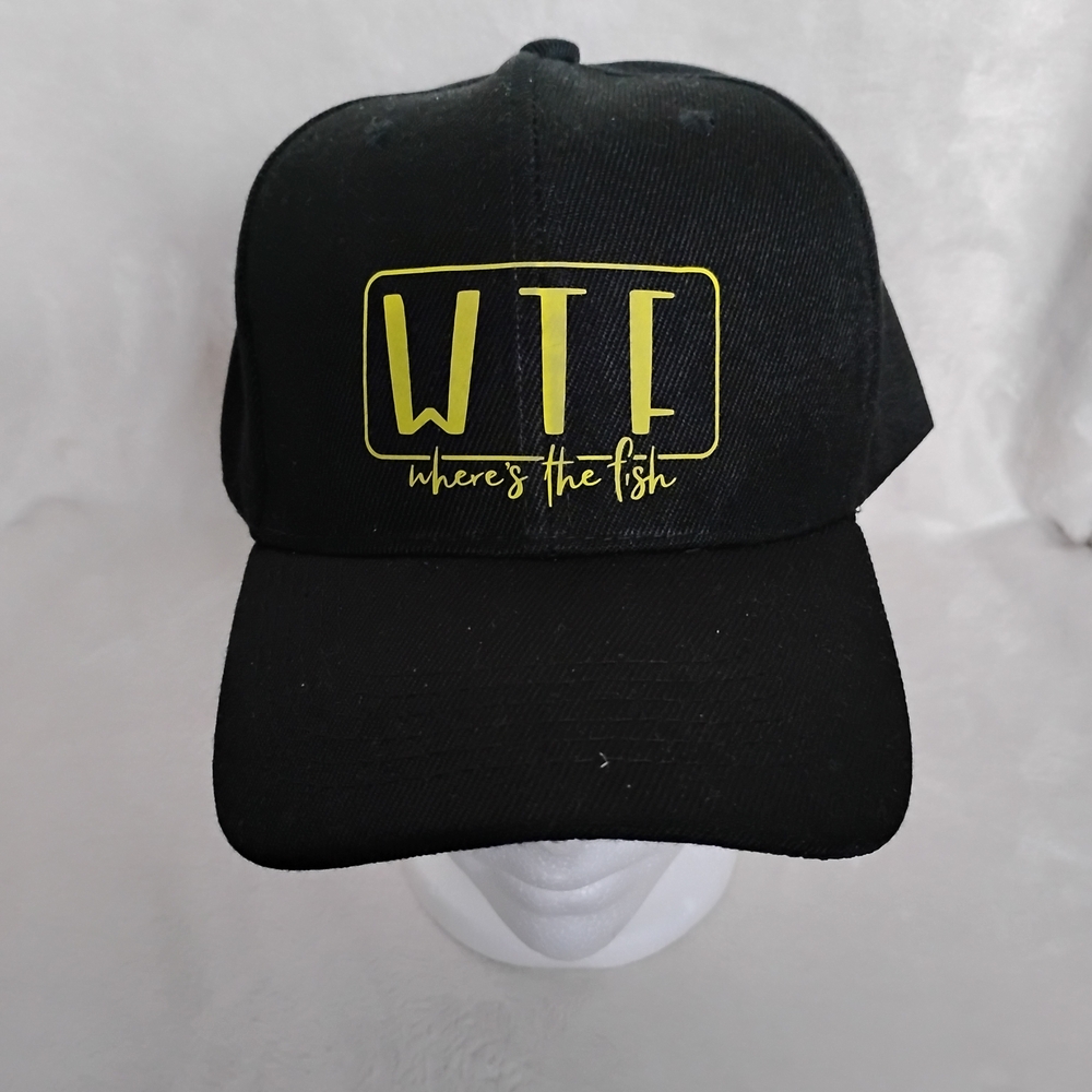 Black Cap with Yellow Logo